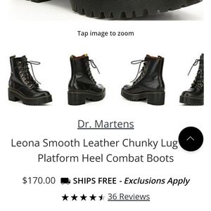 Dr marten "leona" boot. Worn once
